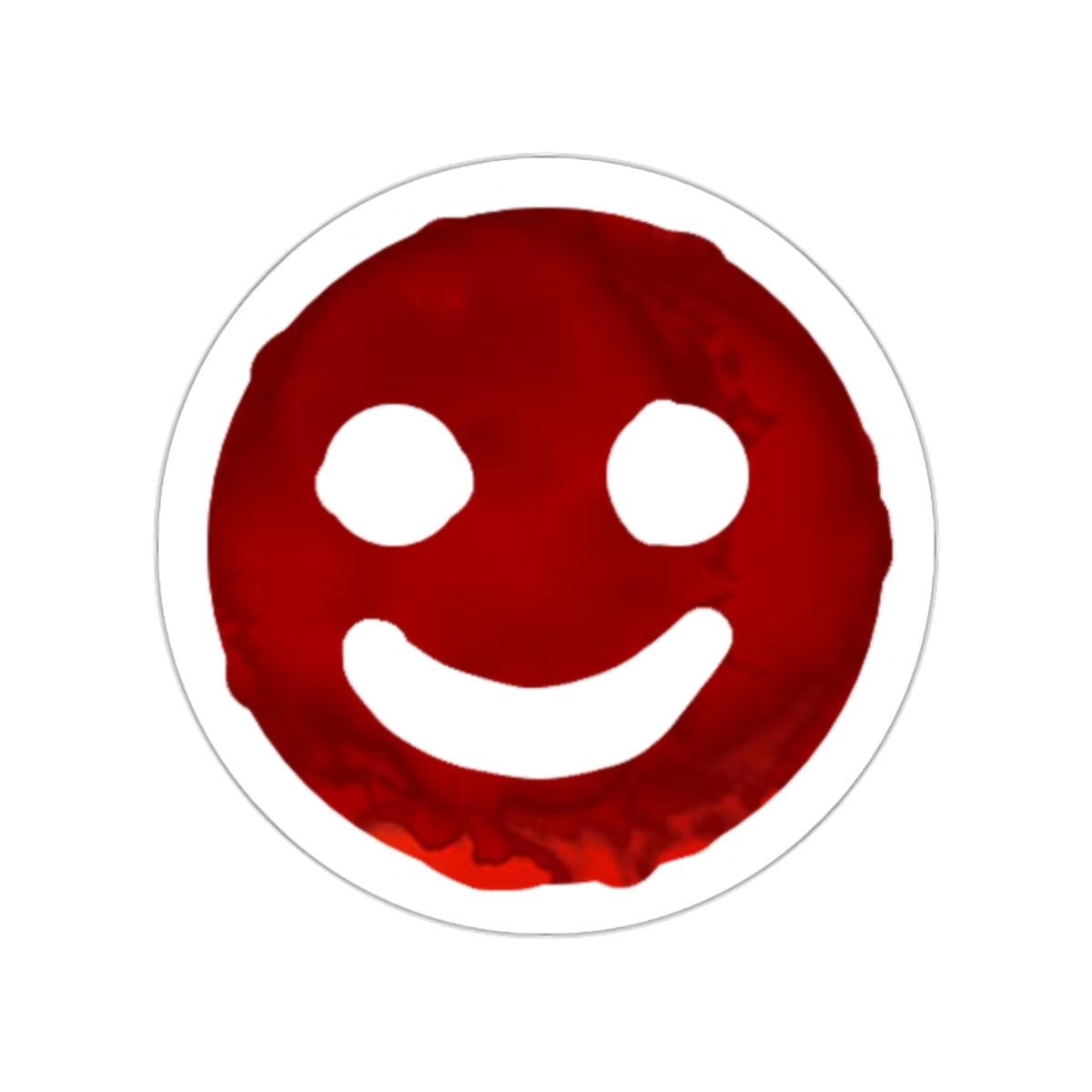 Blood Smiley Face Sticker
